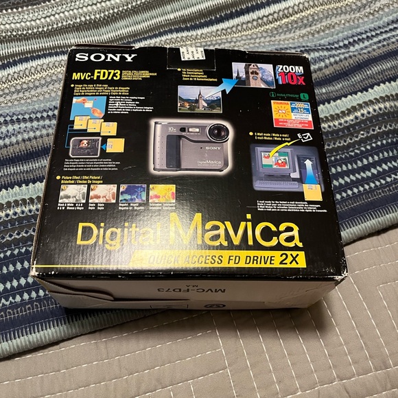 Sony MVC-FD73 Digital Camera - Black and Silver - Picture 2 of 7